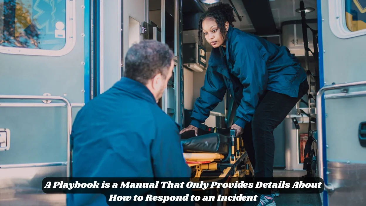 A Playbook is a Manual That Only Provides Details About How to Respond to an Incident