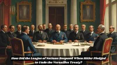 How Did the League of Nations Respond When Hitler Pledged to Undo the Versailles Treaty?