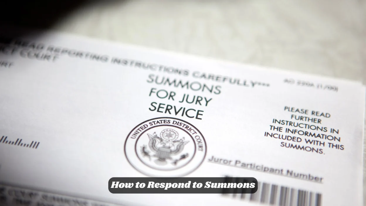 How to Respond to Summons