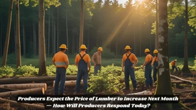 Producers Expect the Price of Lumber to Increase Next Month — How Will Producers Respond Today?