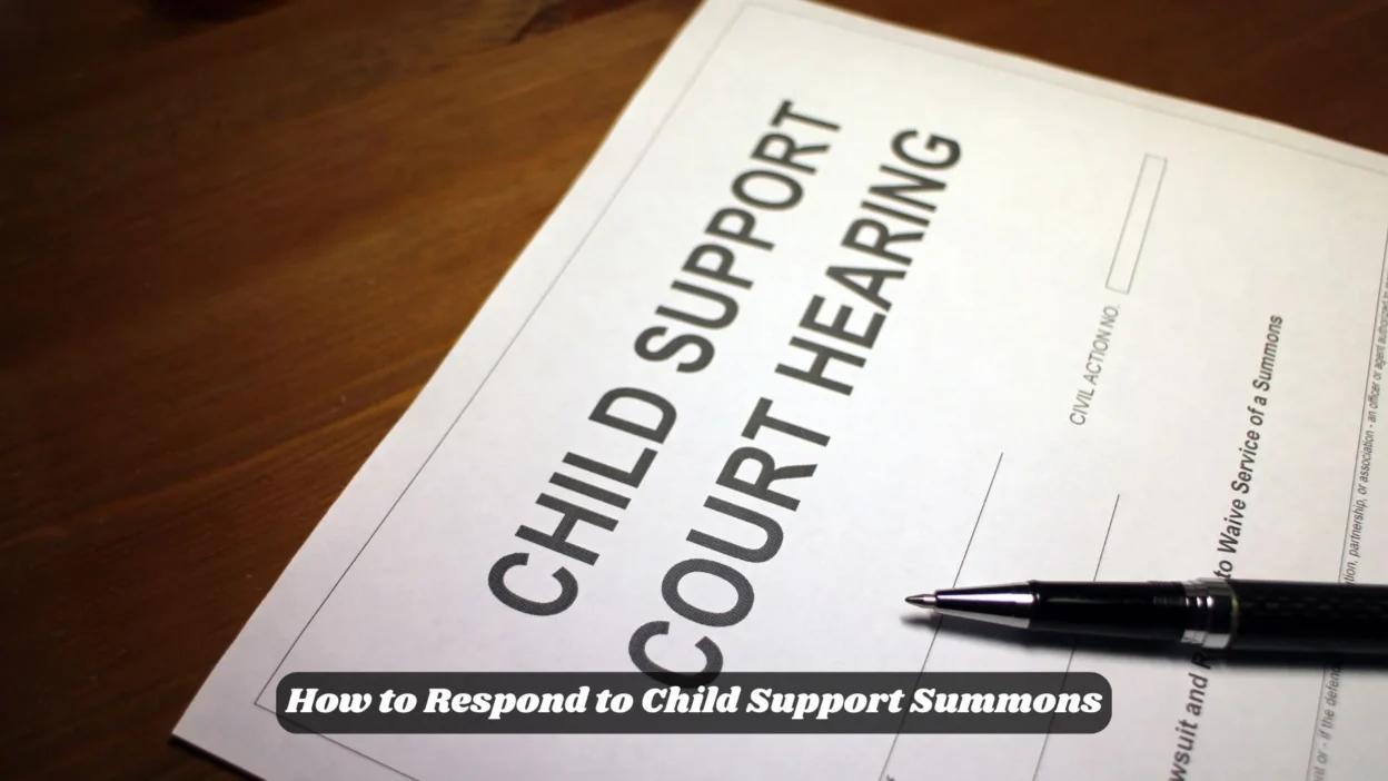 How to Respond to Child Support Summons